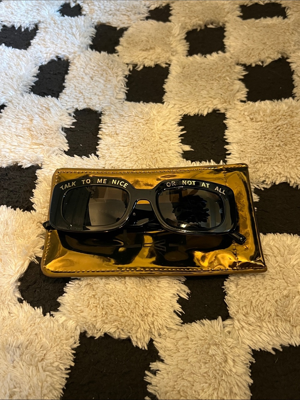 INDY ‘Talk To Me Nice Or Not At All’ Sunglasses